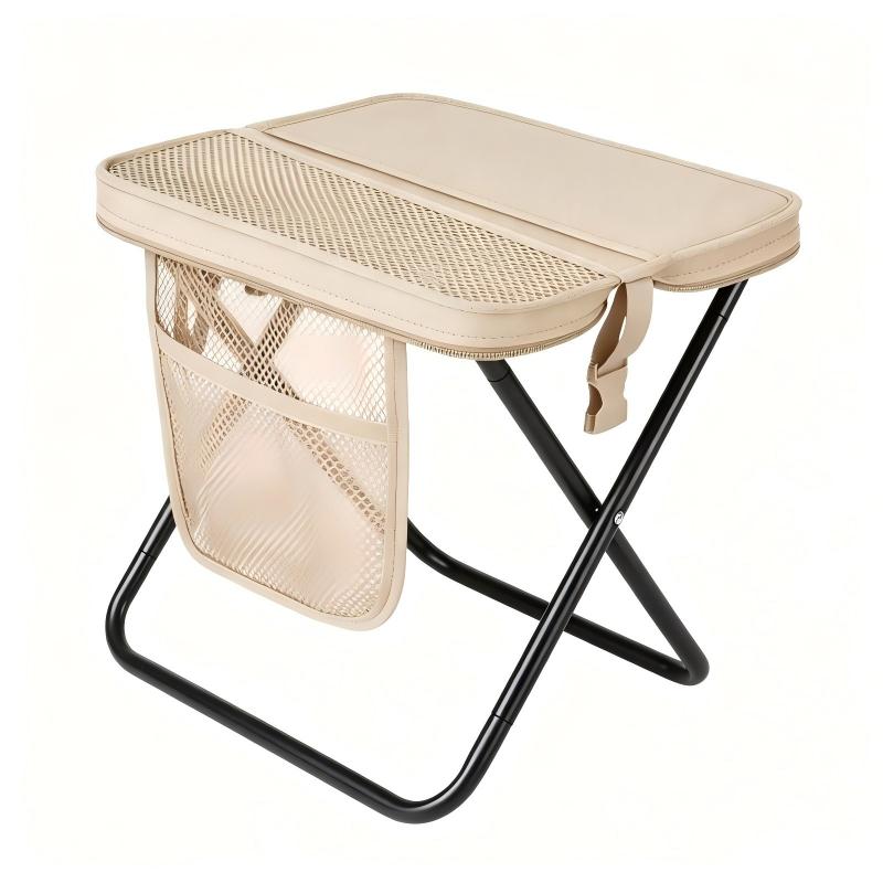 Outdoor Foldable Stool Backpack Portable Camping Chair Bag Crossbody Design