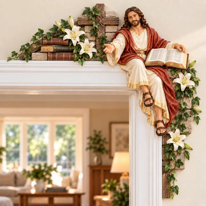 ✝️✨Jesus at the Doorway – Faith-Inspired Corner Decor Collection