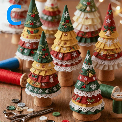 🔥LAST DAY 🎄Patchwork Christmas Tree Decoration Kit✨