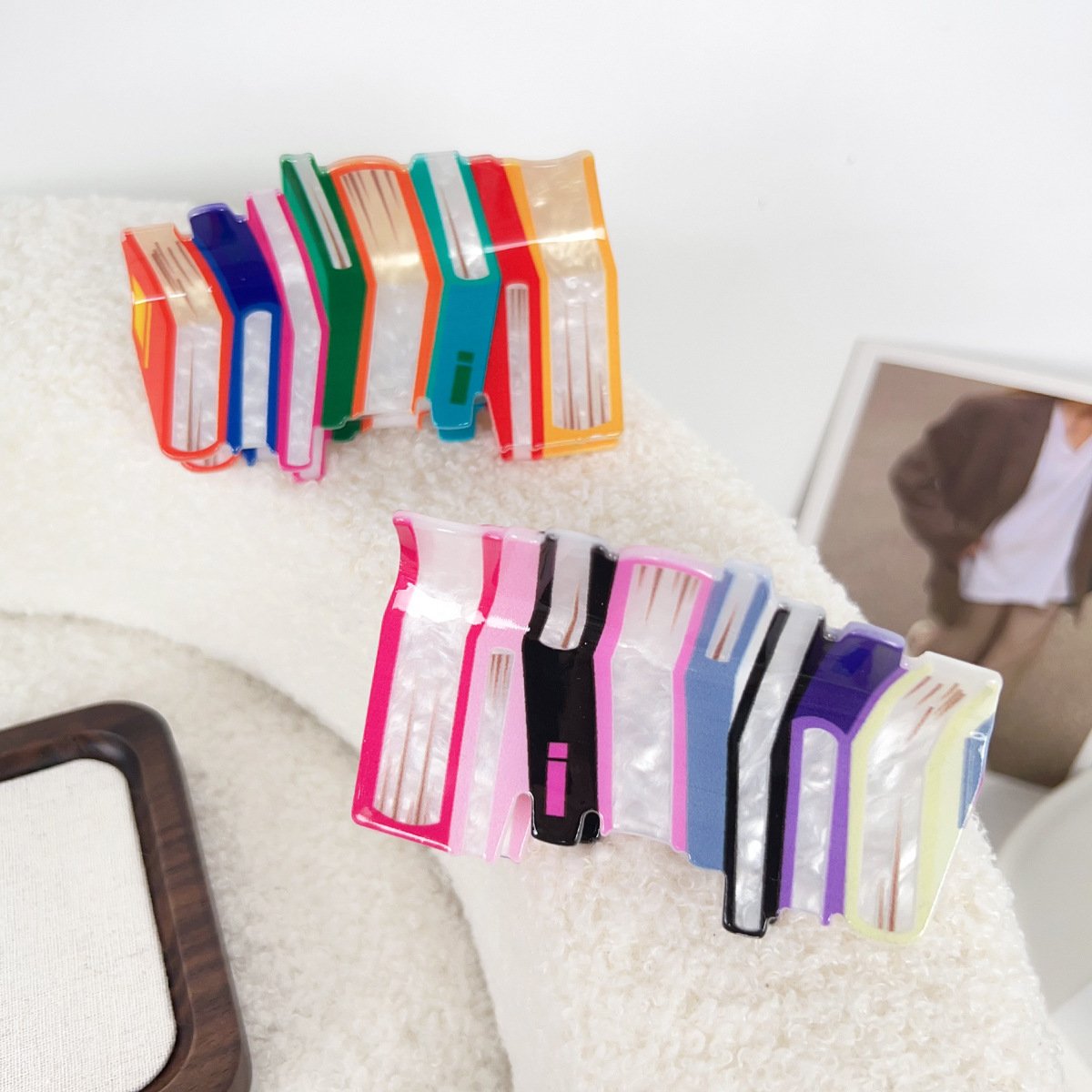 ✨LAST DAY ONLY 49% OFF🔥  Book Pattern Hair Claw