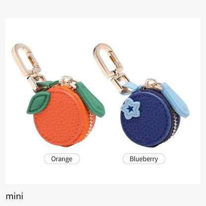 🔥Last Day 49% OFF - 🍊Cute Fruit Coin Purse Bag Charm Airtag Accessories