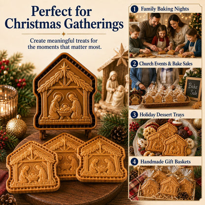 ✝️ Faith & Nativity Christmas Mini Pie Mold Collection
