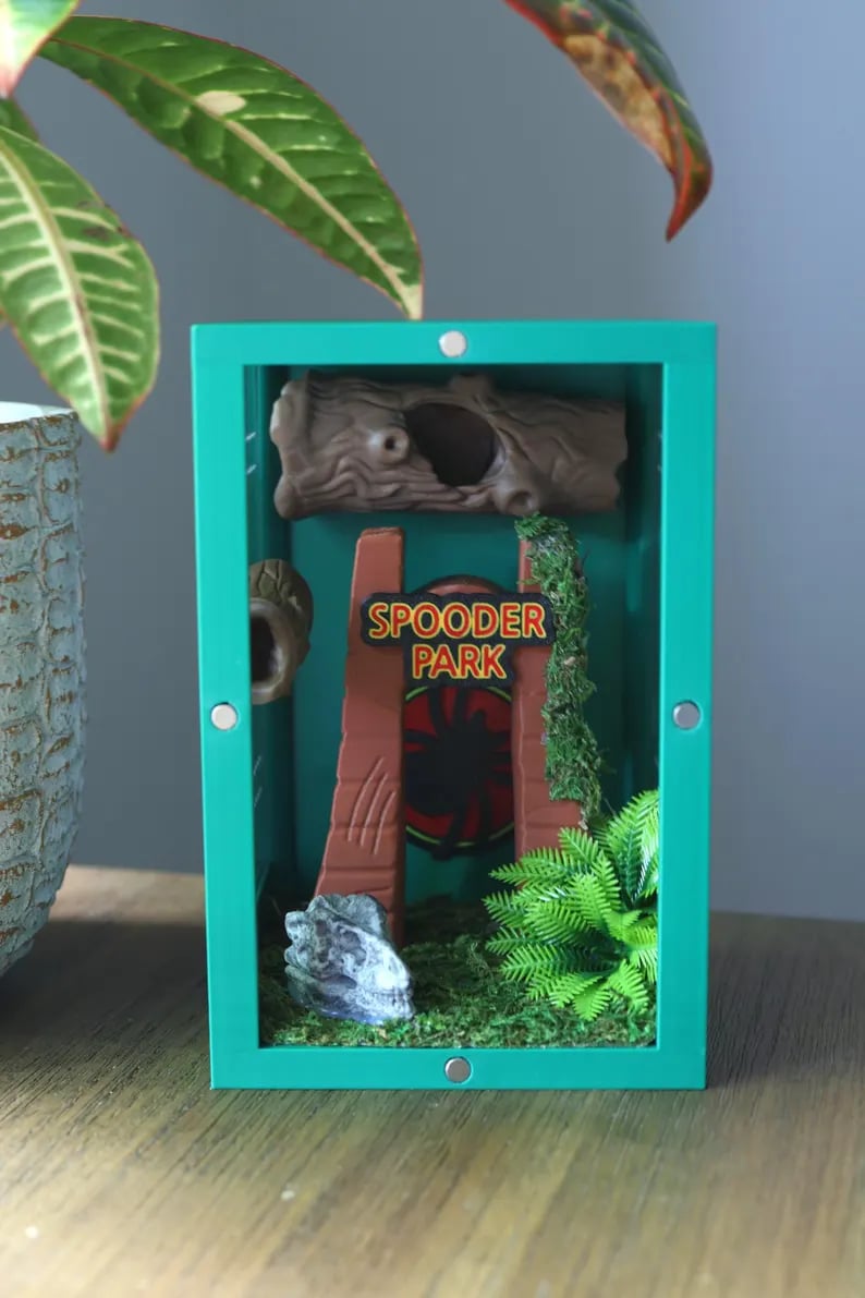 🔥Last Day 49% OFF - Jumping Spider Enclosure Spooder Park Decor
