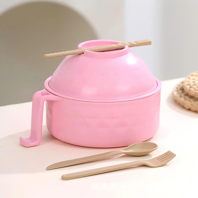 Microwave Safe Ramen Bowl with Lid for Instant Noodles