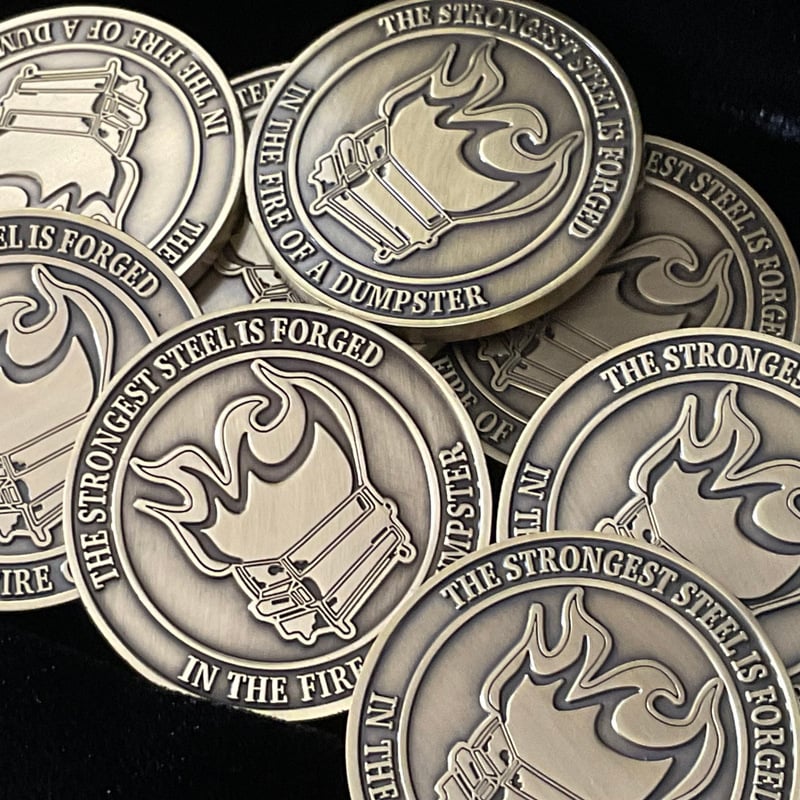 ⏰Limited Time Sale - Dumpster Fire Challenge Coin