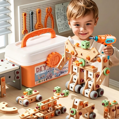 Kids' Electric Drill Screw Building Set