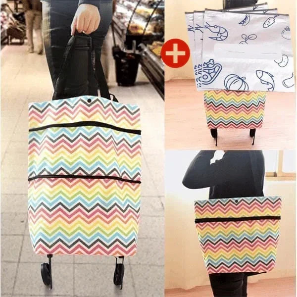 🏆Last Day Promotion 50% OFF!!💞Foldable 2-in-1 Shopping Bag