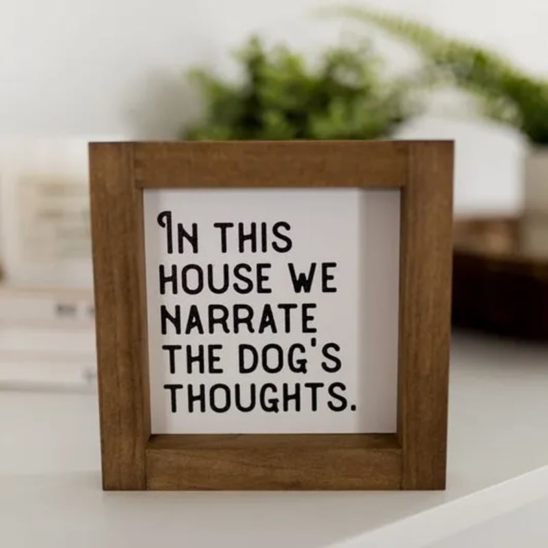 🔥LAST DAY 50% OFF - 😺🐶Pet Slogan Home Decorations