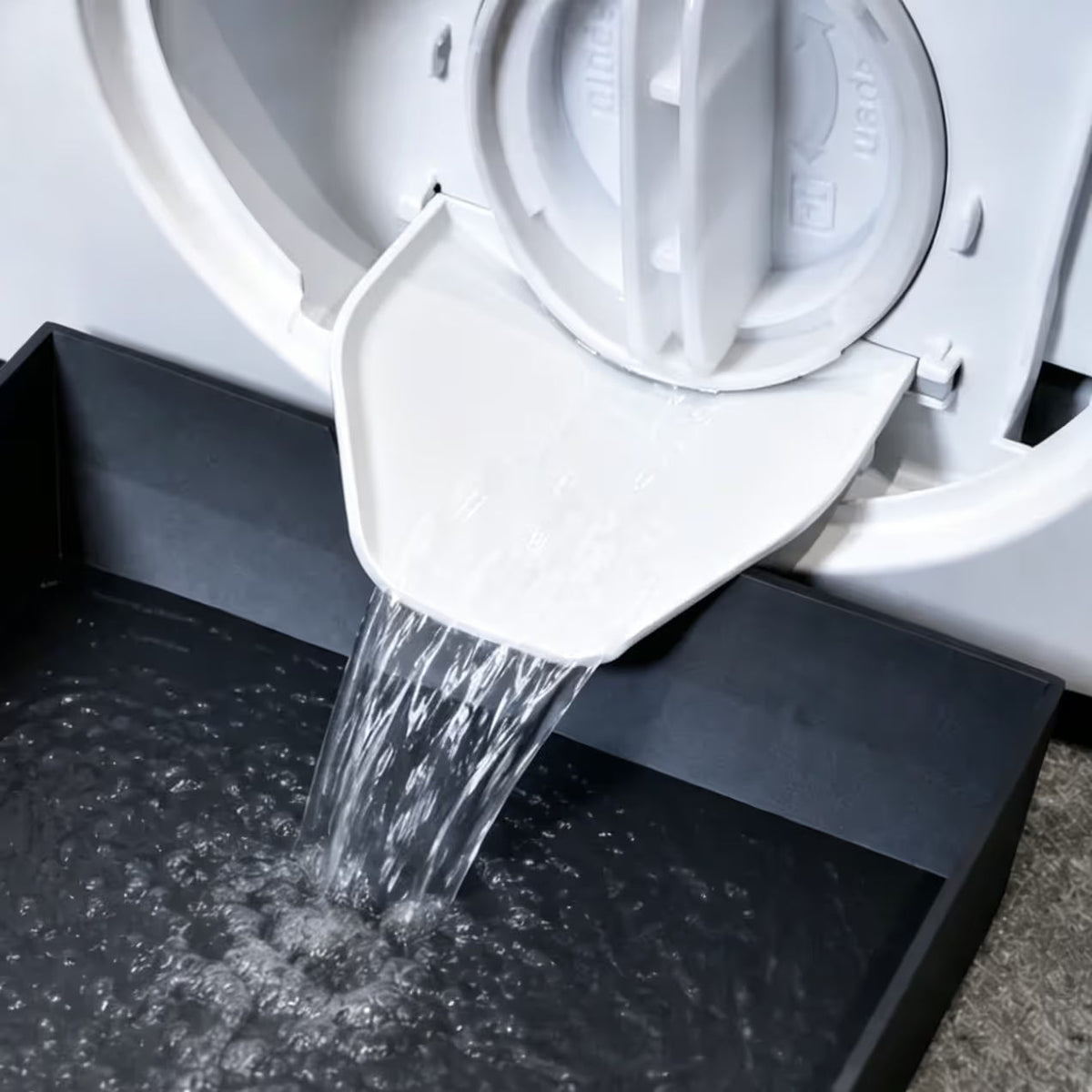 Prevents Water Overflow on the Laundry Floor✨Washing Machine Maintenance Water Catch Tray
