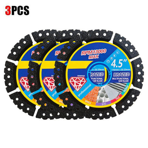 🛠️ ✨ 4.5" Multi-Material Diamond Blade - Zero Compromise, Max Durability