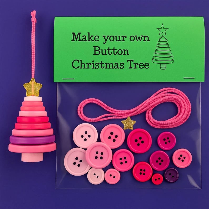 🔥LAST DAY ☃️DIY Button Snowman Ornament Kit