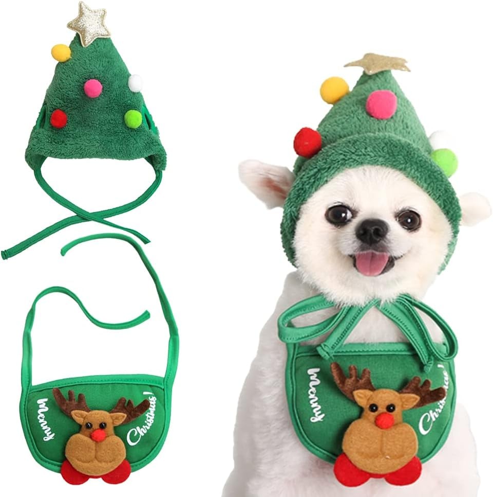 🔥LAST DAY SALE 50% OFF🎁Adorable Christmas Tree Pom-Pom Hat