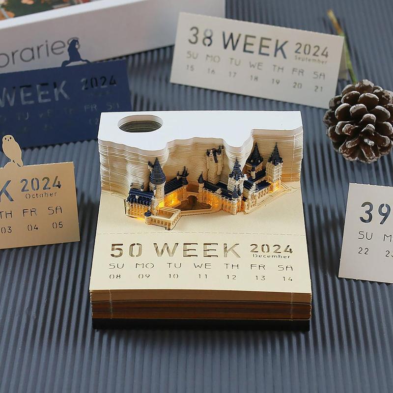 🔥LAST DAY SALE 49% OFF🏰 3D Memo Note Calendar with Upgraded Packing