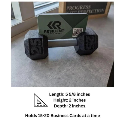 🔥Last 4 hours Sale: Save 50% -Dumbbell Business Card Holder
