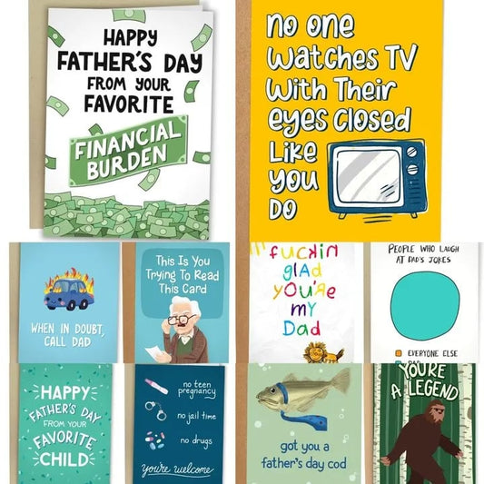 🔥Father's Day Sale: 50% OFF 🎁Funny Father's Day Cards for Dad