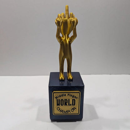 🔥LAST DAY SALE 49% OFF🏆Middle Finger World Champion Trophy