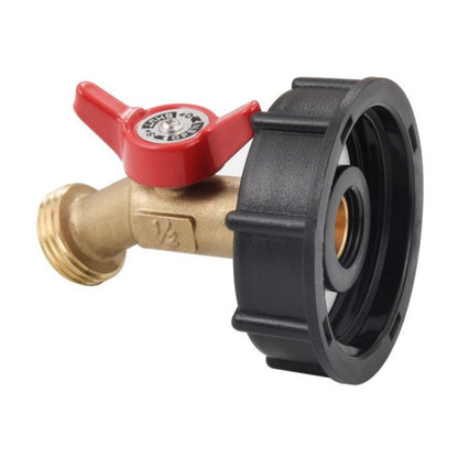 IBC Tote Adapter Kit With Brass Garden Hose Valve