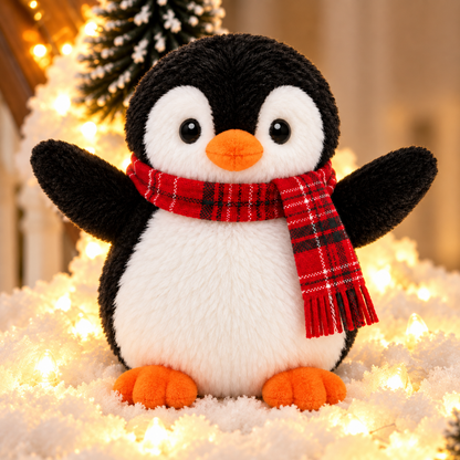 🔥Hot Sale 40% OFF🔥Playful Penguin Snowy Stair Railing Decor