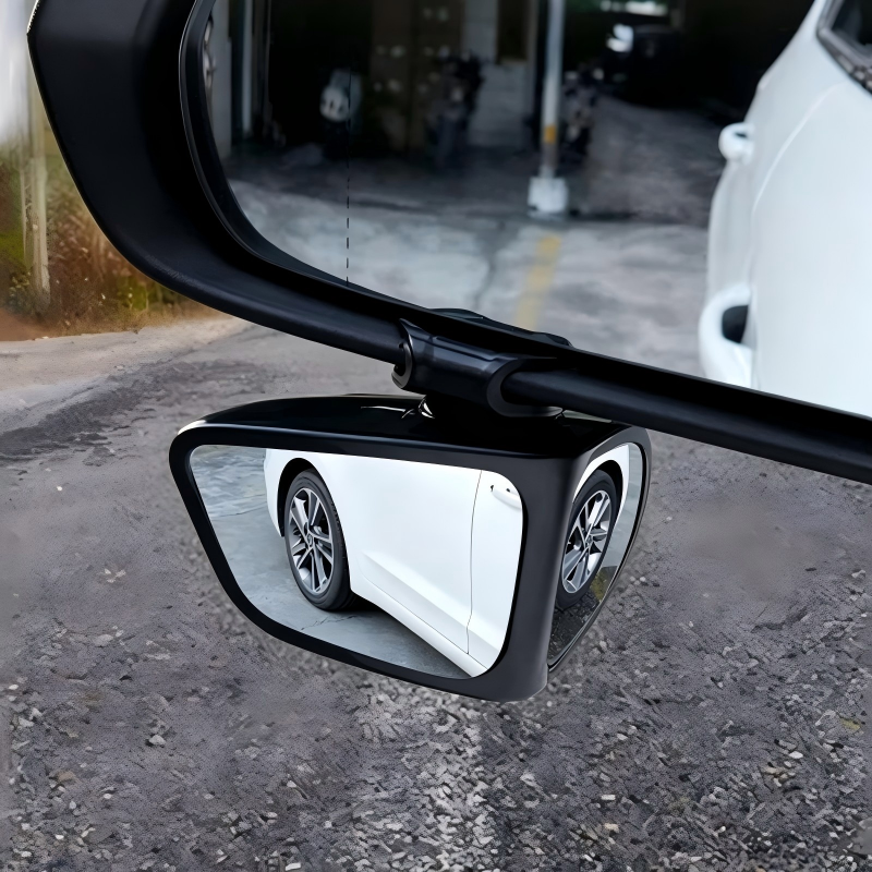 360-Degree Car Blind Spot Mirrors: Wide-Angle Reversing Auxiliary Mirrors for Front and Rear Wheels, Ultra-Clear Reflectors