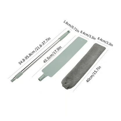 Multifunction Retractable Microfiber Dust Brush Gap Mop