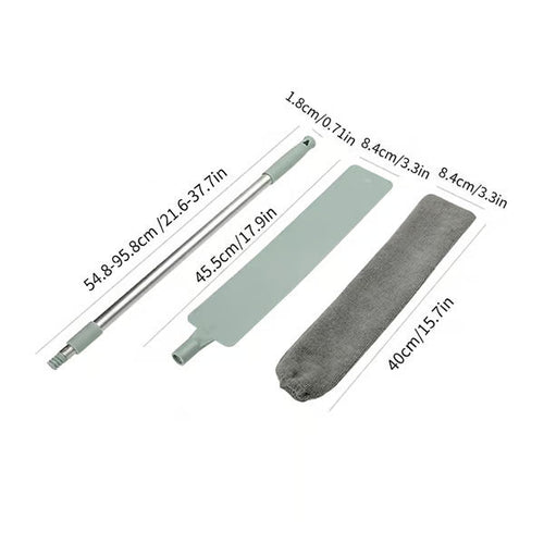 Multifunction Retractable Microfiber Dust Brush Gap Mop