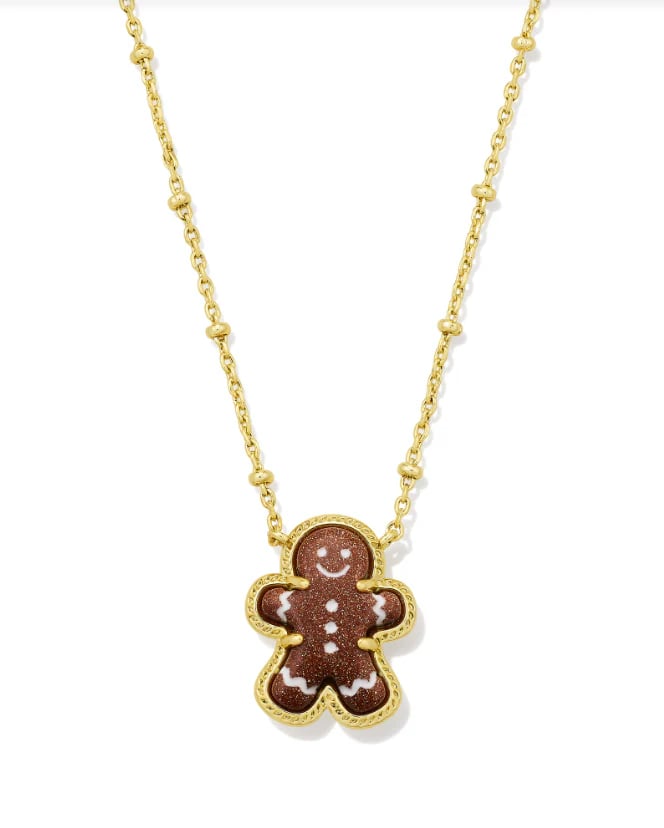🔥Last Day 50% OFF - 🎄🎁Gold Christmas Short Pendant Necklace