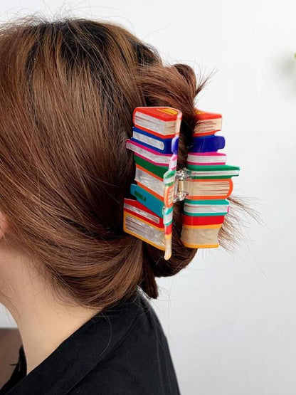 ✨LAST DAY ONLY 49% OFF🔥  Book Pattern Hair Claw