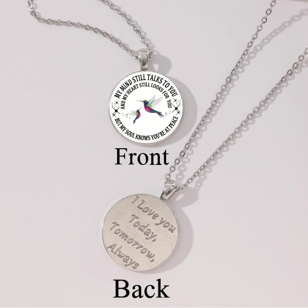 ❤️‍🔥Last Day - My Mind Still Talks To You Memorial Necklace, In Memory Of Gift💕