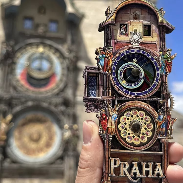 Prague Astronomical Clock Fridge Magnet🔥
