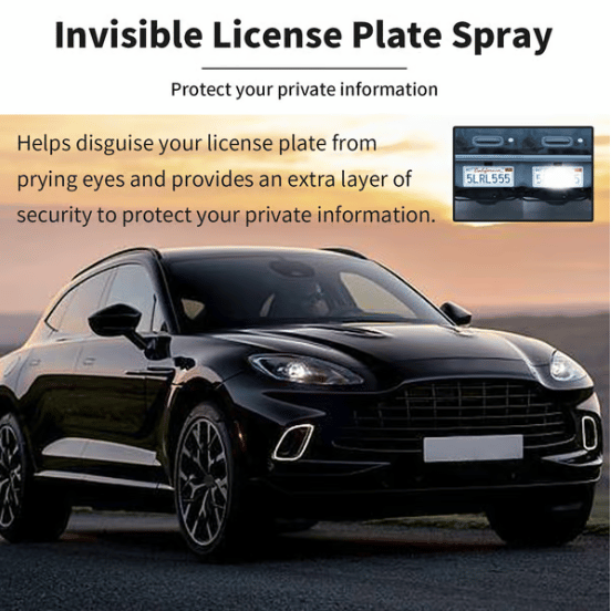 🔥LAST DAY SALE 49% OFF🔥Invisible License Plate Spray