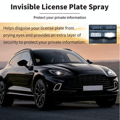 🔥LAST DAY SALE 49% OFF🔥Invisible License Plate Spray