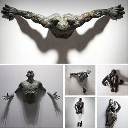🔥Last 4 hours Sale: Save $20 -🔥Art Wall Decor Human Body Sculpture