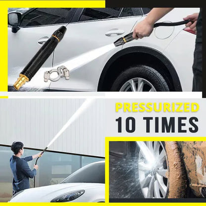 🔥High-Pressure Hose Spray Gun with Brush Attachment