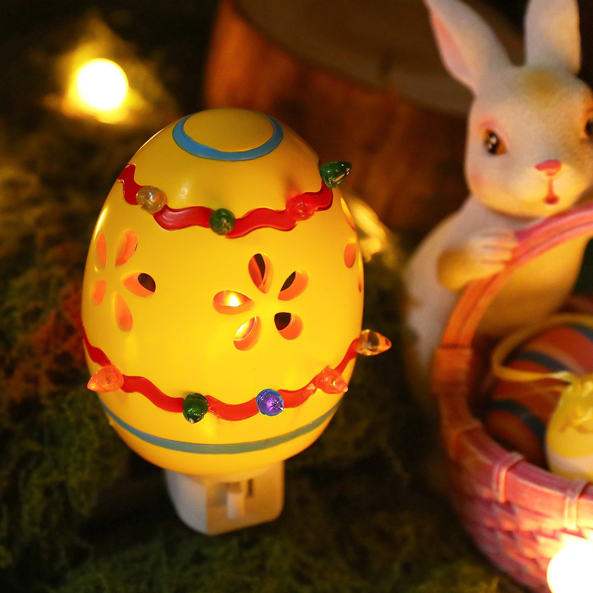 🔥Last Day 50% OFF - 🐰✨2026 Easter Bunny Bonfire Flashing Night Light