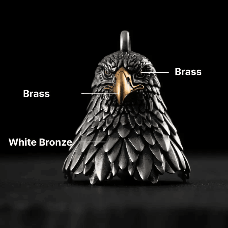 🦅Handcrafted HD Eagle Bell -Eagle Bronze Motorcycle Bell🏍️