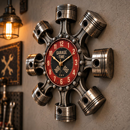 Piston Garage Wall Clock(Piston Garage Wall Clock