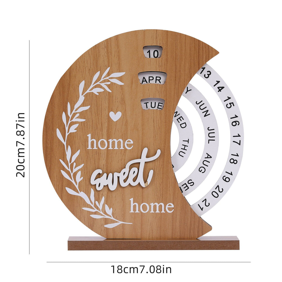 🔥LAST DAY 50% OFF - New Year Wooden Creative Manual Rotating Calendar
