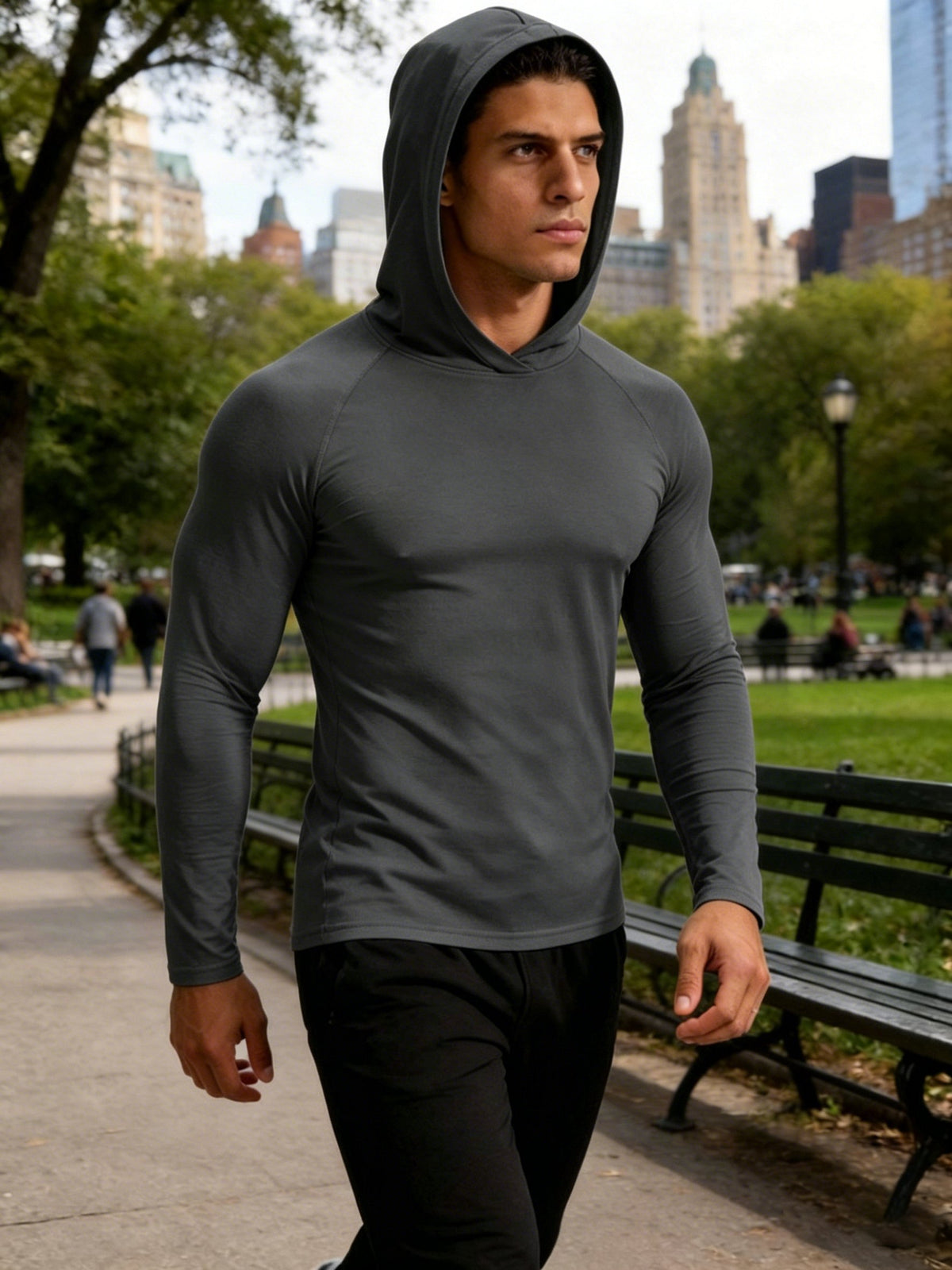 ⚡Hot Sales 49% OFF🔥Men's Athletic Hooded Long Sleeves