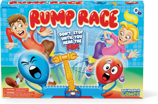 😂🎈Rump Race Balloon Popping Board Game, Family Game Night, Strategic Game Play, The Ultimate Survival, Multi-Player, For Kids, Ages 8+🎉