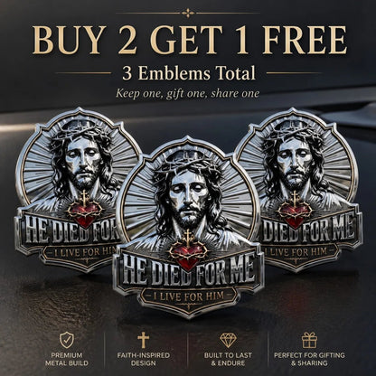 Limited time 49% OFF - ❤️He Died For Me Emblem
