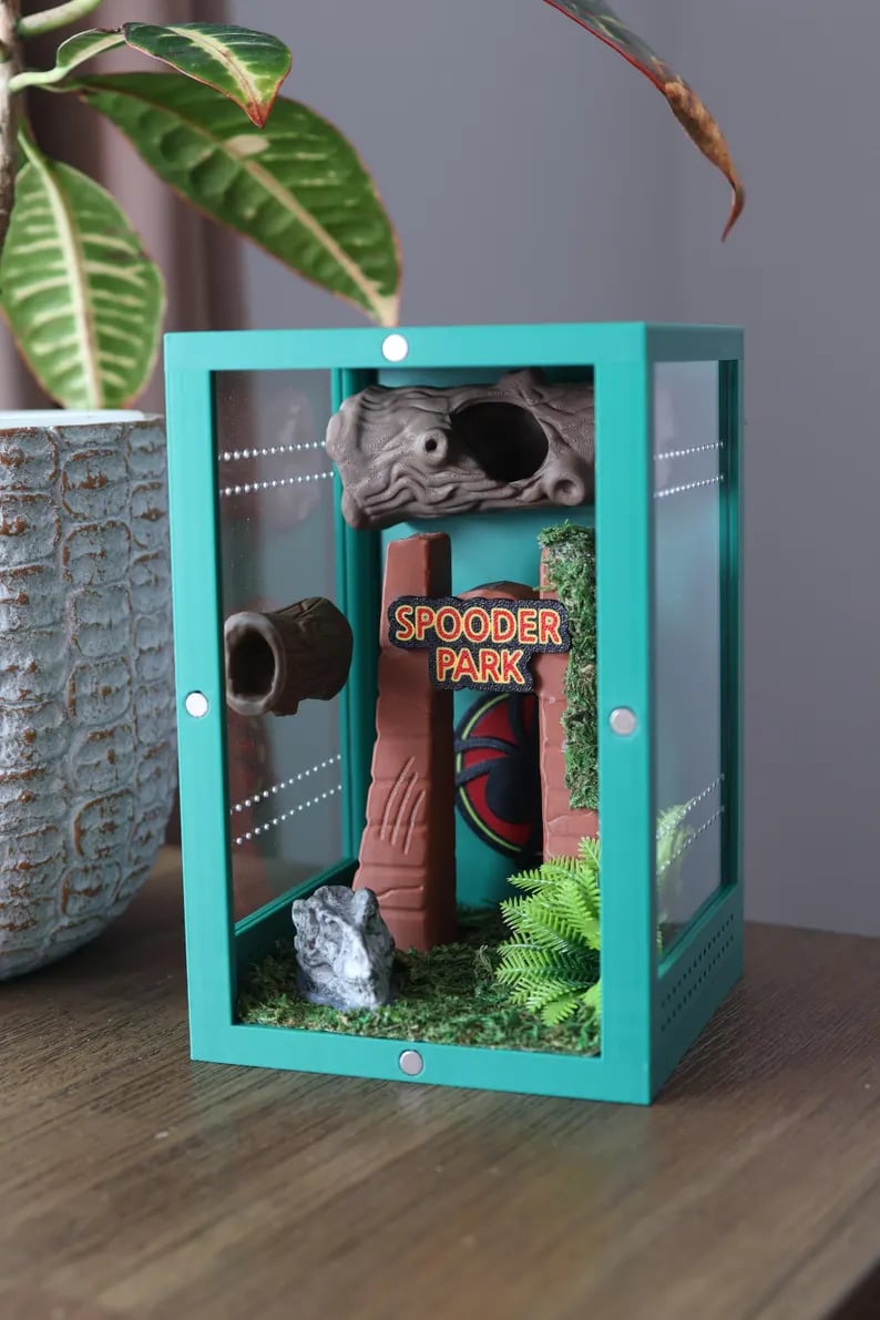 🔥Last Day 49% OFF - Jumping Spider Enclosure Spooder Park Decor