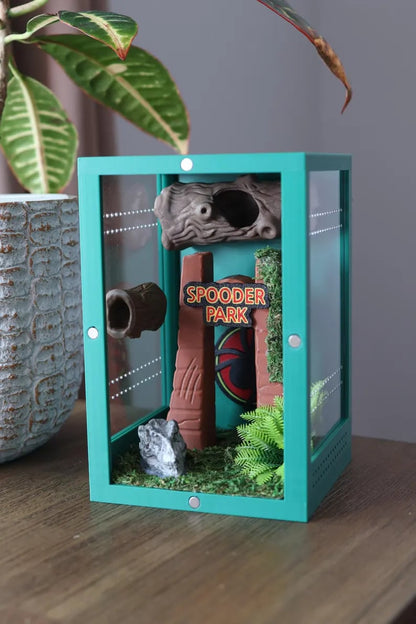 🔥Last Day 49% OFF - Jumping Spider Enclosure Spooder Park Decor