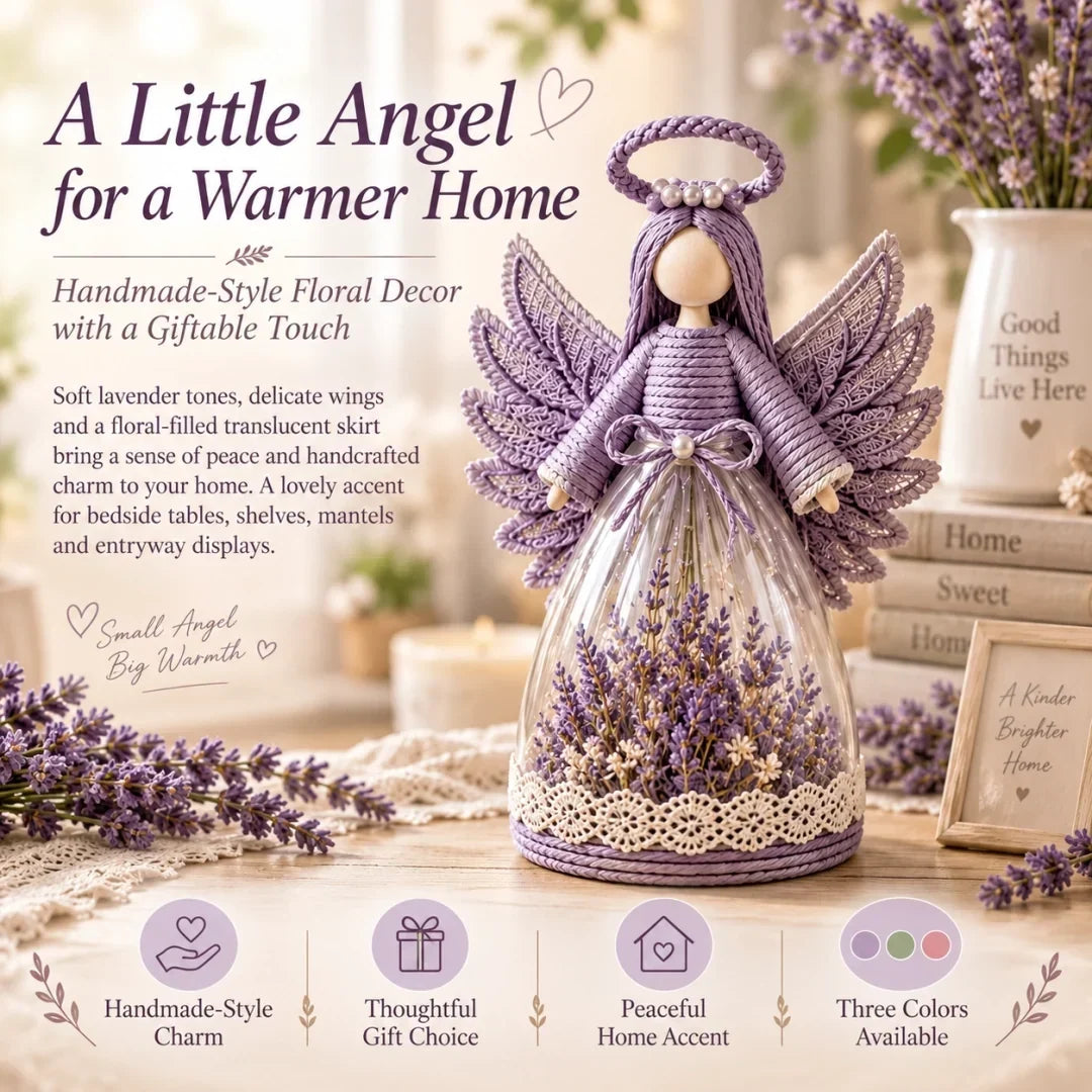 🎁Lighted Floral Angel Figurine