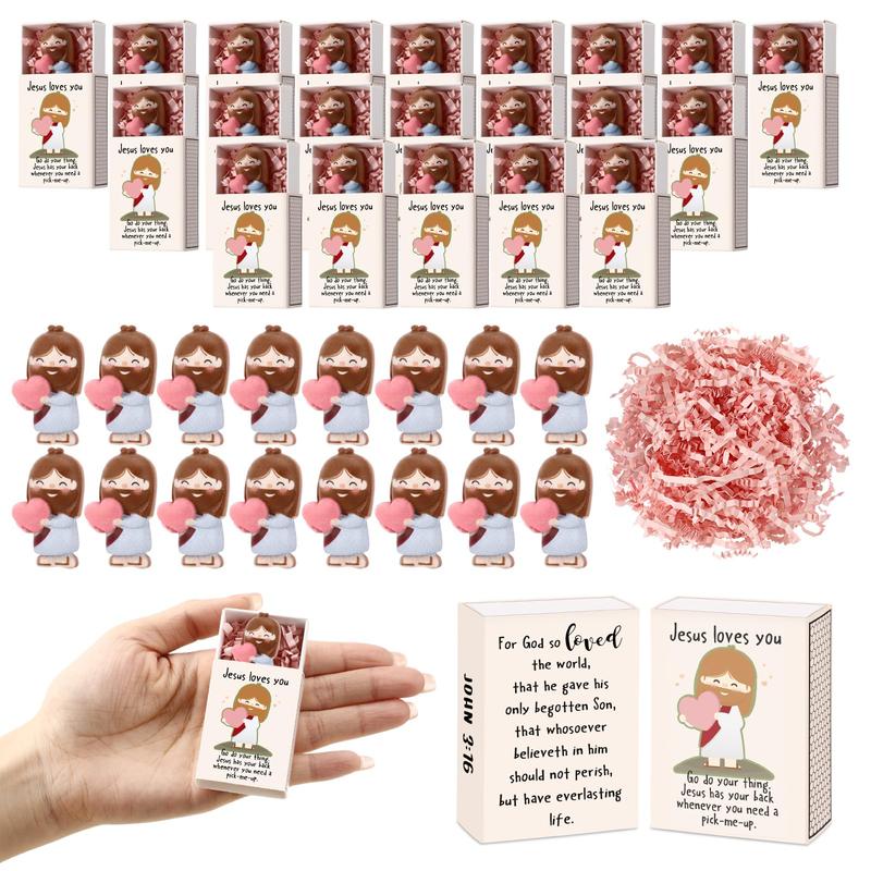 💝Valentine's Day Pre-Sale Save 50%✝️6 PCS Mini Jesus Loves You Figurines Gifts✨