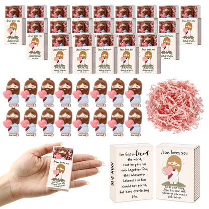 💝Valentine's Day Pre-Sale Save 50%✝️6 PCS Mini Jesus Loves You Figurines Gifts✨