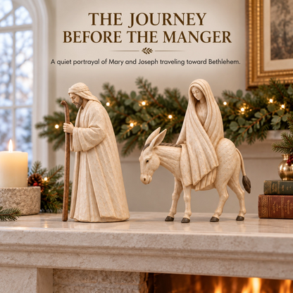 🔥Last Day 49% OFF - ✝️Journey to Bethlehem Nativity Figurine Set
