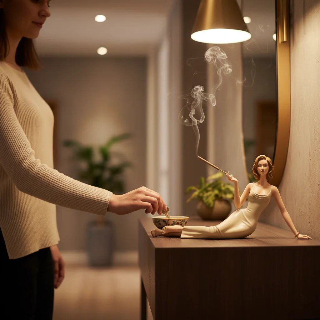 Handcrafted Ceramic Aroma Statue – Where Sculpture Meets Serenity