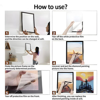 Magnetic Picture Frame Photo-3pcs