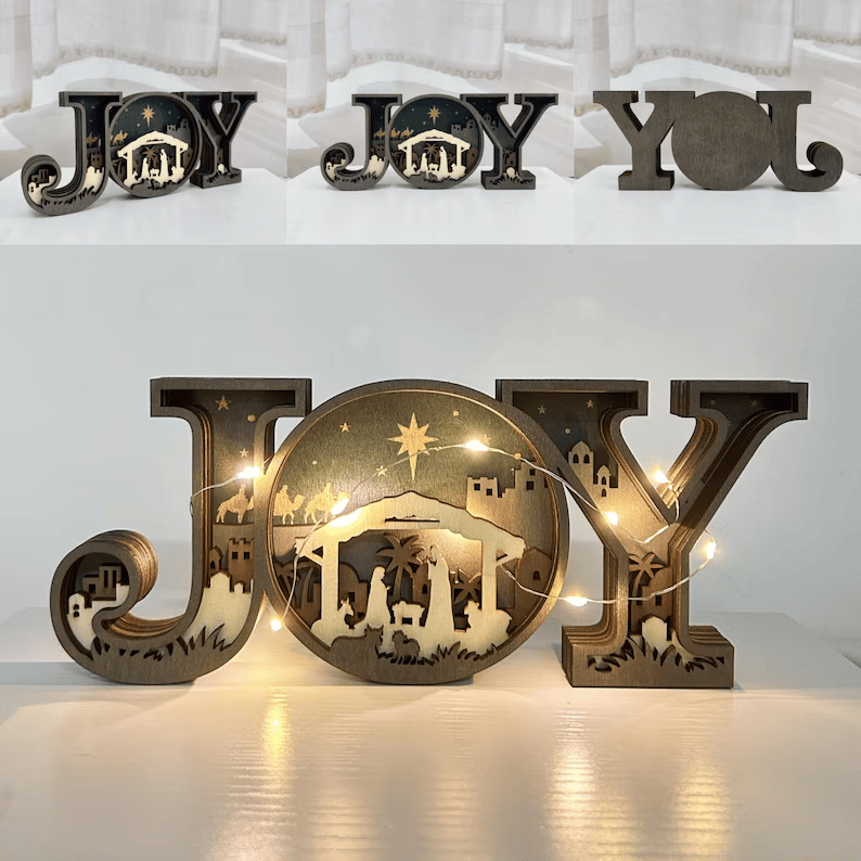 🔥Easter Pre-Sale 50% OFF✝️Nativity Scene Wooden Ornaments