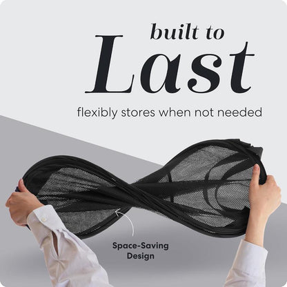 🔥🧺Foldable Pop‑Up Mesh Laundry Basket｜Large Capacity & Space‑Saving